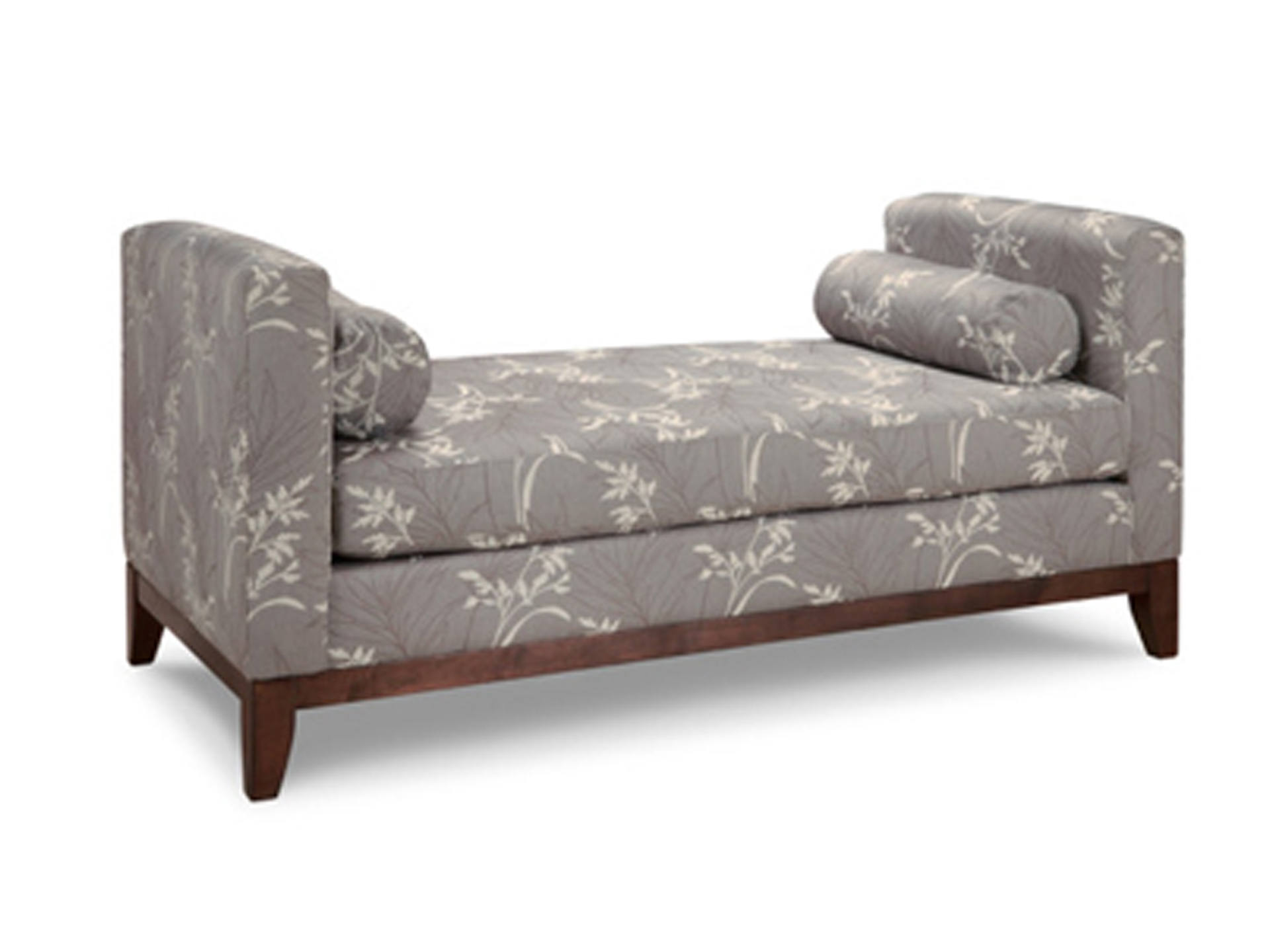 Upholstered Bench w/ Bolster Pillows