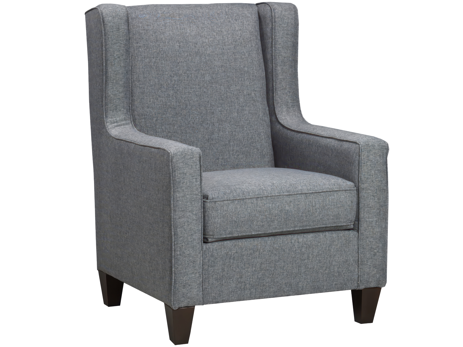 Modern High-Back Wing Lounge Chair